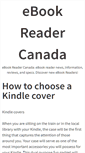 Mobile Screenshot of ebook-reader.ca